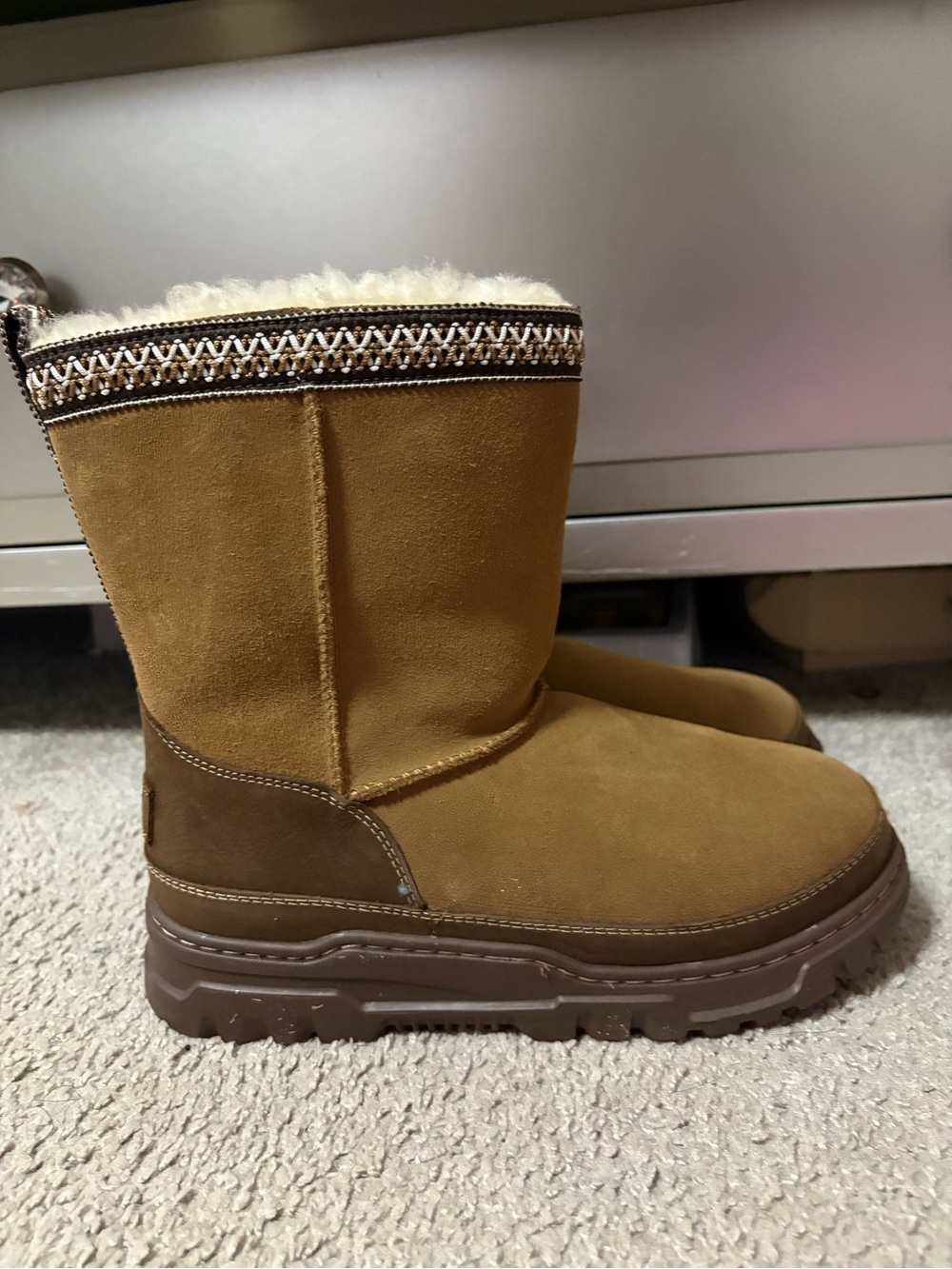UGG Kids Chestnut Brown Trailgazer Boots